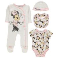 Character Girls 4 Piece Romper - Minnie Mouse [Parallel Import] Photo