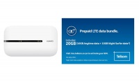 Telkom LTE Prepaid BUNDLE 10 10 SIM and Huawei MIFI E5576 Photo