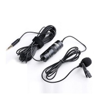 Digital World DW-BOYA BY-M1 Clip-On Microphone for DSLR Camera and Smart Devices Photo