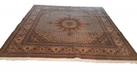 Very Fine Persian Tabriz Carpet 250cm x 250cm Hand Knotted Photo