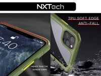 NXTech iPhone 12 Pro Slim Shockproof Army Green Case Photo