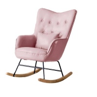 Softy Home Milo Rocking Chair-Mink Photo