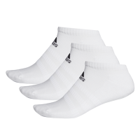 adidas CushLow Training No Show Socks - 3-Pack - White Photo