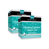 Dilmah - Exceptional Fragrant Jasmine Green Tea - 40 Tagged Tea Bags Photo