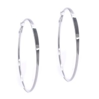 Lily & Rose 70mm Oversized Hoop Earring With Tapered Width Profile Photo