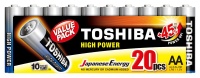 Toshiba High Power AA Alkaline Multi-Pack - 20 Photo