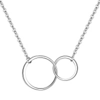 POU 925 Sterling Silver Interlocking Infinity Necklace Photo