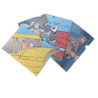 A set of four A4 folders for the Adventures of Tintin Photo