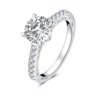 Ralph Jacobs 1ct Moissanite Engagement Ring Photo