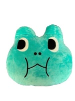 Nexco 36cm Plush Teddy Stuffed Animal Soft Toy Pillow - Green Frog Cushion Photo