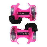 Adjustable Flashing Small Whirlwind Pulley/Wheel Heel Roller - Pink Photo