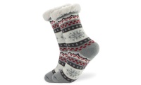 Winter Fleece Lined Socks Heat Lock Grey - 3 Pairs Photo