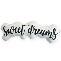 Silly George Sweet Dreams Shaped Scattered Cushion - 51x17cm Photo
