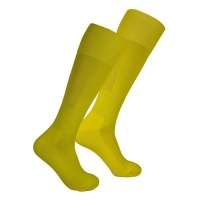 Premier Sportswear 100% Nylon Soccer Socks Plain Yellow - Pack of 14 Pairs Photo