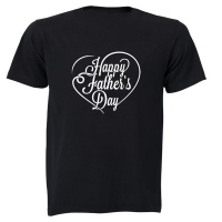 BuyAbility Happy Father's Day - Heart - Adults - T-Shirt Photo