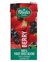 Rhodes 100% Fruit Juice Berry 6 x 1 LT Photo