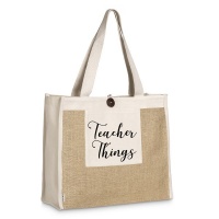 Love and Sparkles Love & Sparkles Teacher Things Large Shopper Bag Tote Photo