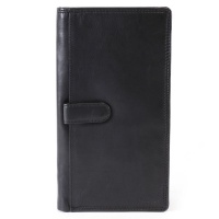 Bag Addict Nuvo - Black Genuine Leather Travel Wallet 153 Photo
