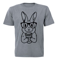 Coffee Bunny - Easter - Kids T-Shirt Photo