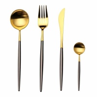 optic life Optic Gold Plating Cutlery Set - 4 Piece Set Photo