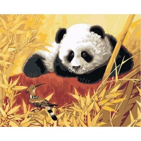 Iconix Painting By Numbers for Adults | Protective Panda Photo