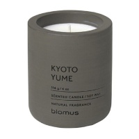 blomus Scented Candle: Kyoto Yume in Dark Grey Container Fraga 9cm Diameter Photo