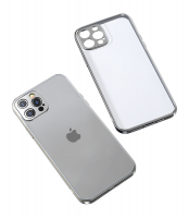 Joyroom Transparent Cover & Lens Protector iPhone 12 Pro Max 6.7" Silver Photo