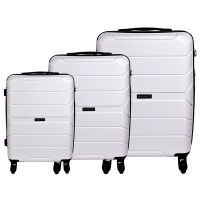 Marco Polypropylene Quest Luggage Bag - Set - White Photo