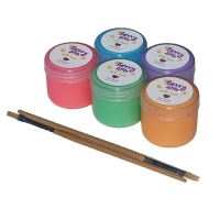 Berry Little Bath Paint 5 Colour Set with 2 Paint Brushes Photo