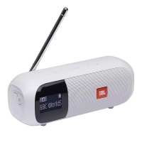JBL Tuner 2 Portable Bluetooth Speaker With DAB/DAB /FM Radio White Photo