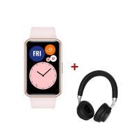 Huawei Fit Watch Bundled with Bluetooth Headset - Pink Photo