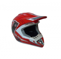 Motor Cross Helmet - Red - X Large Photo