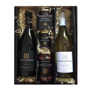 Kloovenburg Wine and Olive Estate Gift Box Kloovenburg Wine Gift Set One With Shiraz & Chardonnay Photo
