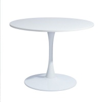 Basics Clift 100cm Dining Table All White Photo