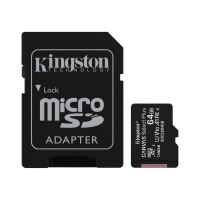 Kingston 64GB micSDXC Canvas Select Plus 100R A1 C10 Card ADP Photo