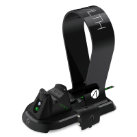 ABP STEALTH Xbox One Docking Station with Headset Stand - White Photo