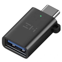 Baseus ZMI USB3.0 Type-A to Type-C Adapter with 5GB/s Transfer Speeds - Black Photo