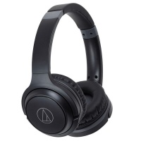 Audio Technica Audio-Technica Wireless On-Ear Headphones With Built-in Mic Black Photo