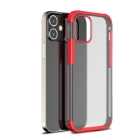 Favorable impression™Translucent Matte Hard Case For iPhone 12Mini Red Photo