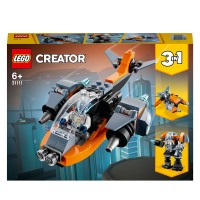LEGO Creator 3" 1 Cyber Drone Building Set 31111 Photo