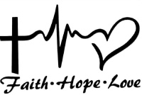 Faith Love Hope Vinyl Sticker Photo