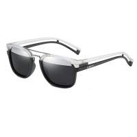 Dubery City Vision Polarized Sport Sunglasses Cycling White /Silver Black Photo