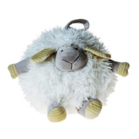Peluche 23cm Fluffy Round Lamb Plush in White 8143W Photo