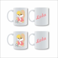 Printoria Lola Bunny Mug Set Photo