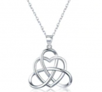 YALLI - Classic Heart Chain Pendant Necklace Photo