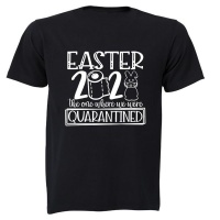 Easter 2021 Quarantined - Kids T-Shirt Photo