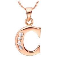 Unexpected Box Rose Gold Letter C necklace Photo