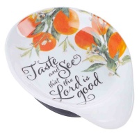 Christian Art Gifts Spoon Rest Taste and See Photo