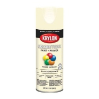 Krylon Colormaxx Paint with Primer Gloss Dover White 340ml Photo