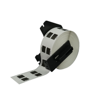 PUTY Compatible Brother TT-DK11218 Black on White 24mm Round Roll Photo